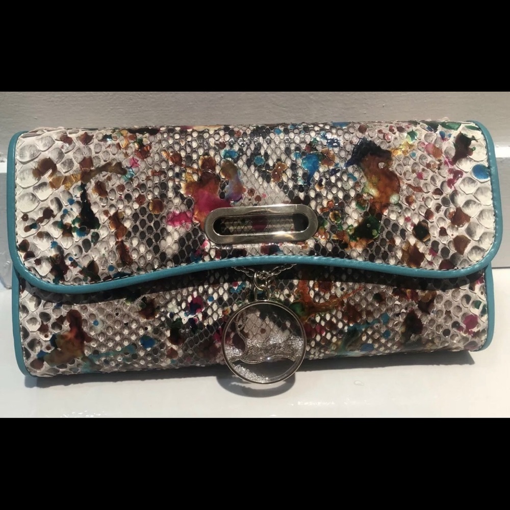 ❤️SOLD❤️$2495NWT CHRISTIAN LOUBOUTIN PYTHON CLUTCH - Picture 2 of 6